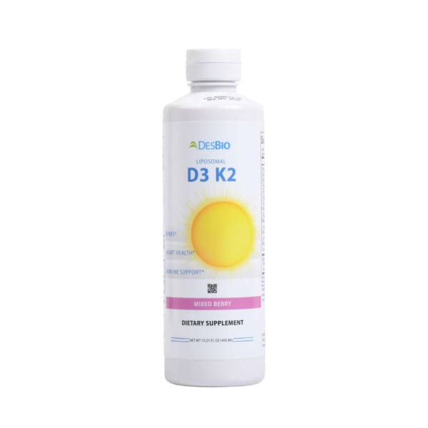 Liposomal D3-K2 16oz by DesBio - Beauty & Health - Health Care - Health Food - Vitamines & Supplements