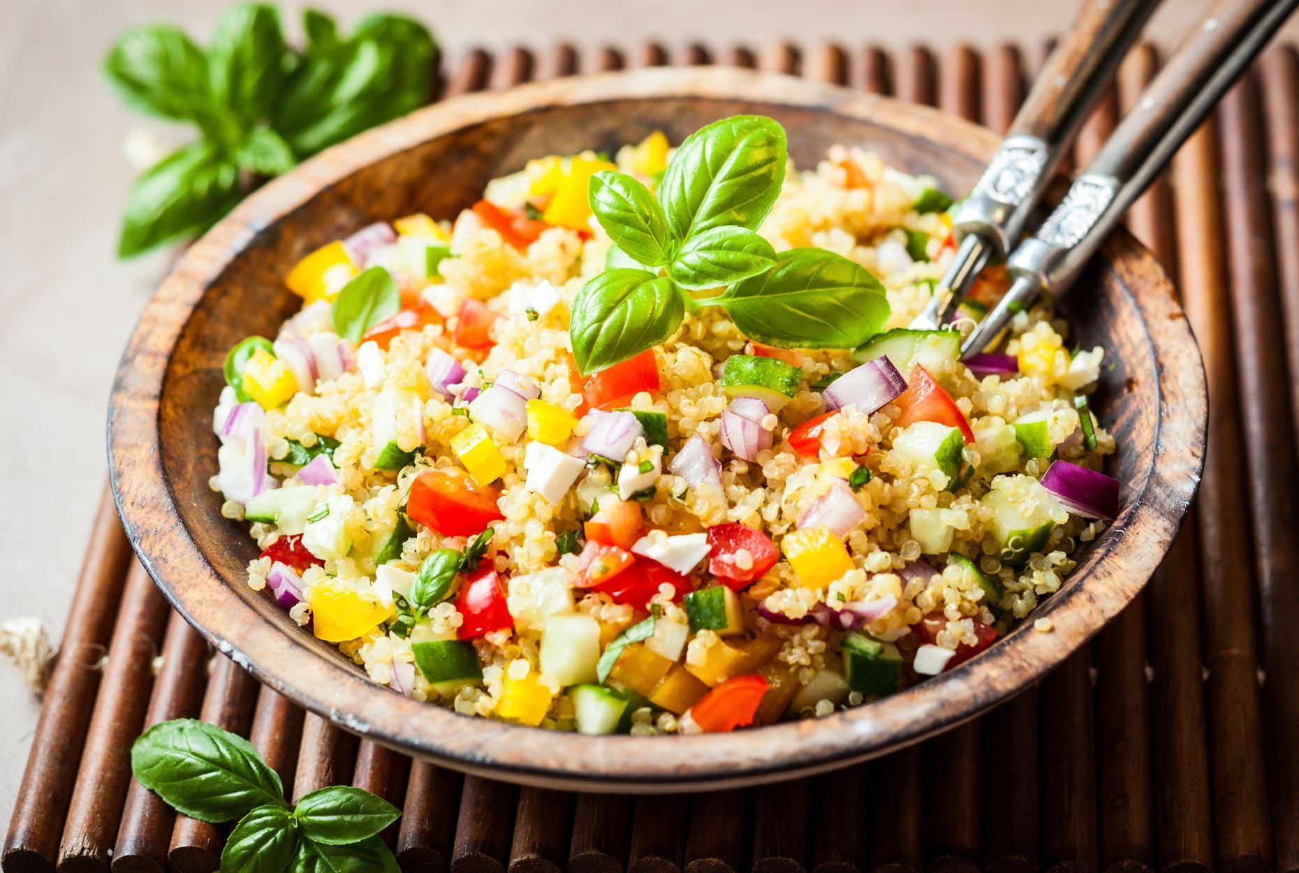 Zesty Mediterranean Quinoa Salad