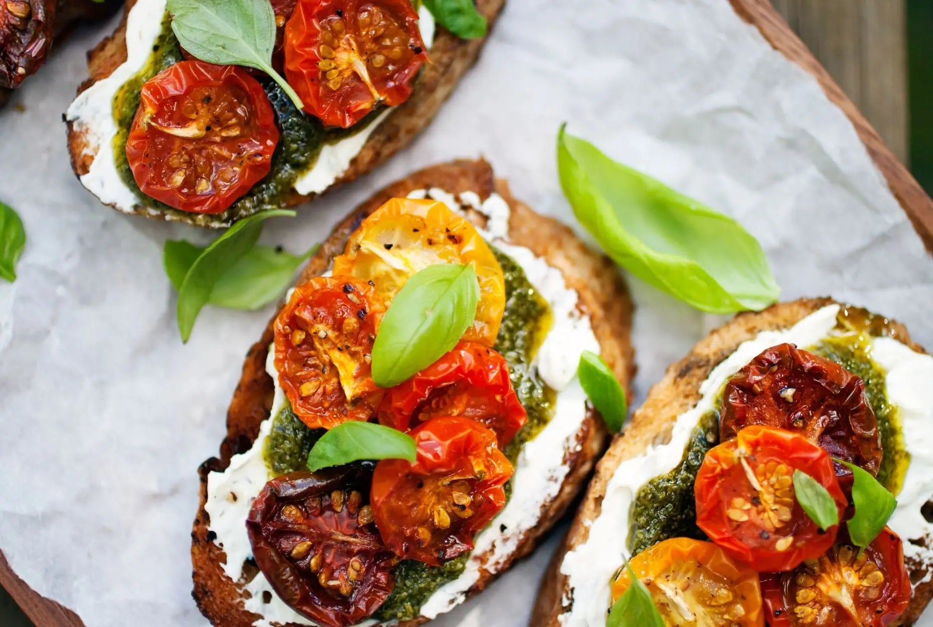 Bruschetta Chicken Stuffed Avocados