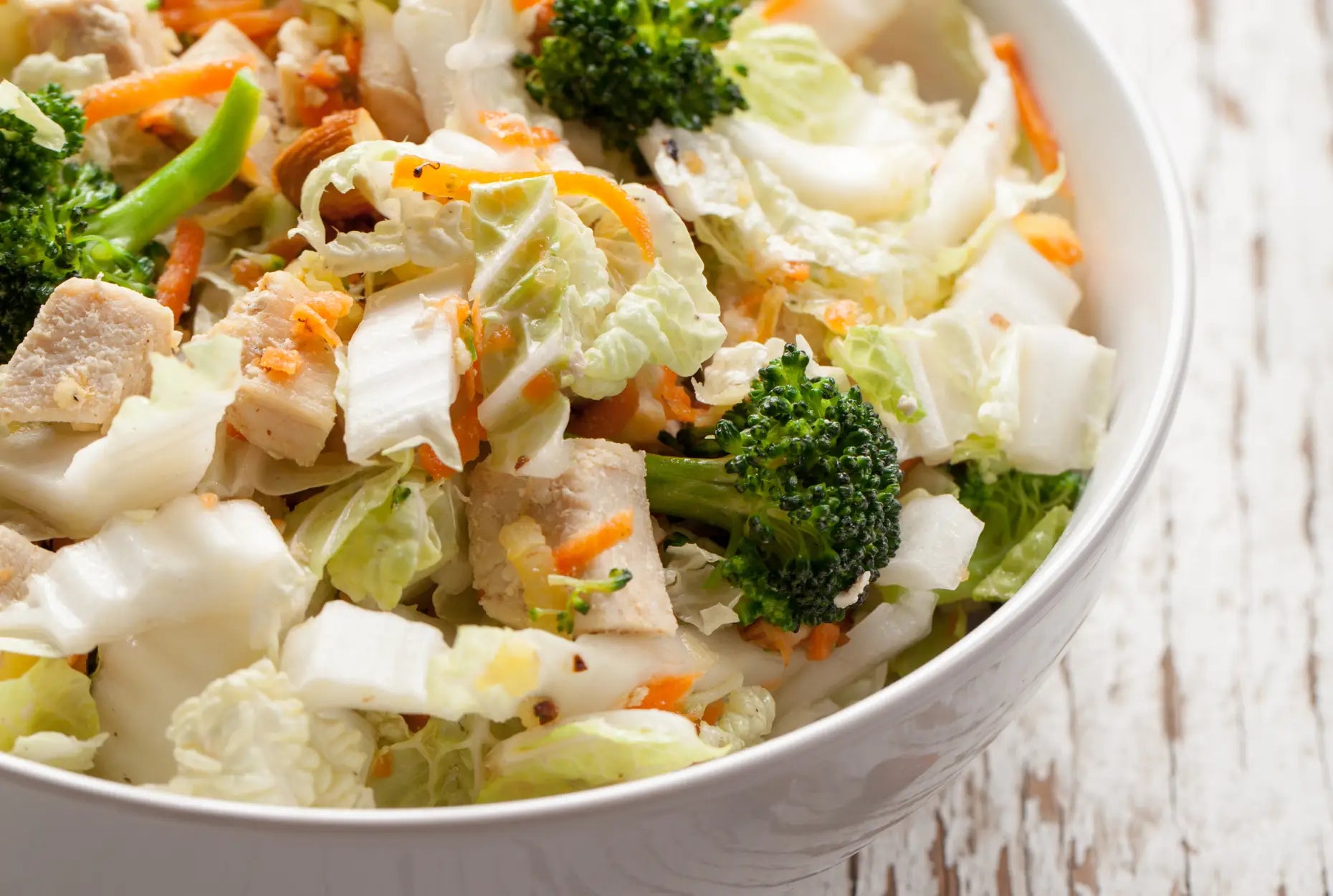 Pressed Napa Cabbage Carrot and Black Sesame Salad