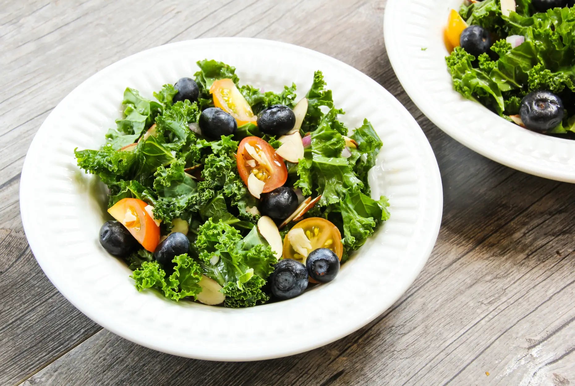 Steamed Kale with Daikon