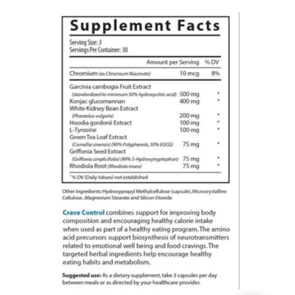 Bodhaya - Crave Control (90 caps) by DesBio