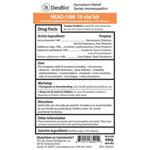 HEAD:10M by DesBio - Beauty & Health - Health Care - Health Food - vitamins & supplements