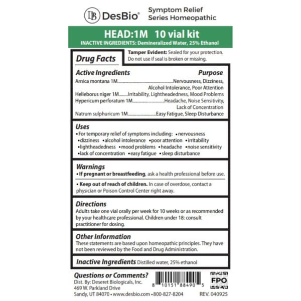 HEAD:1M by DesBio - Beauty & Health - Health Care - Health Food - vitamins & supplements