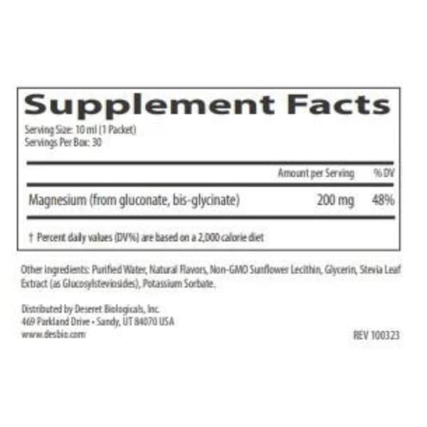 Liposomal Magnesium Sachet 30ct by DesBio - Beauty & Health - Health Care - Health Food - vitamins & supplements