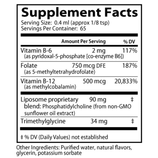 Liposomal Methyl B 26ML by DesBio - Beauty & Health - Health Care - Health Food - vitamins & supplements
