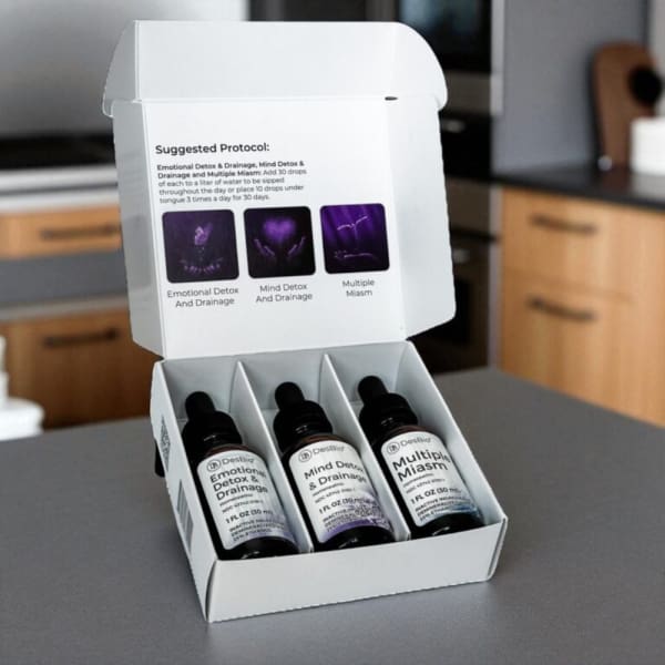 M/E/M Detox and Drainage Kit by DesBio (Mental Emotional Detox Kit) - Beauty & Health - Health Care - Health Food - Vitamins & Supplements