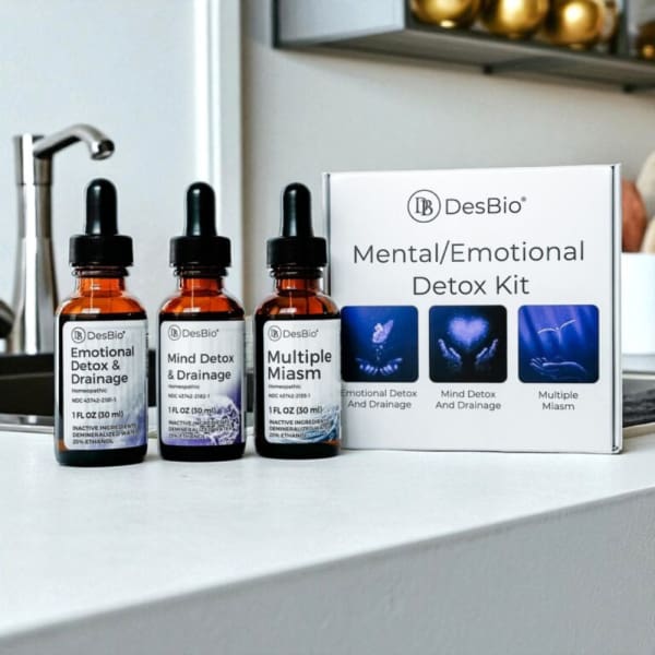 M/E/M Detox and Drainage Kit by DesBio (Mental Emotional Detox Kit) - Beauty & Health - Health Care - Health Food - Vitamins & Supplements