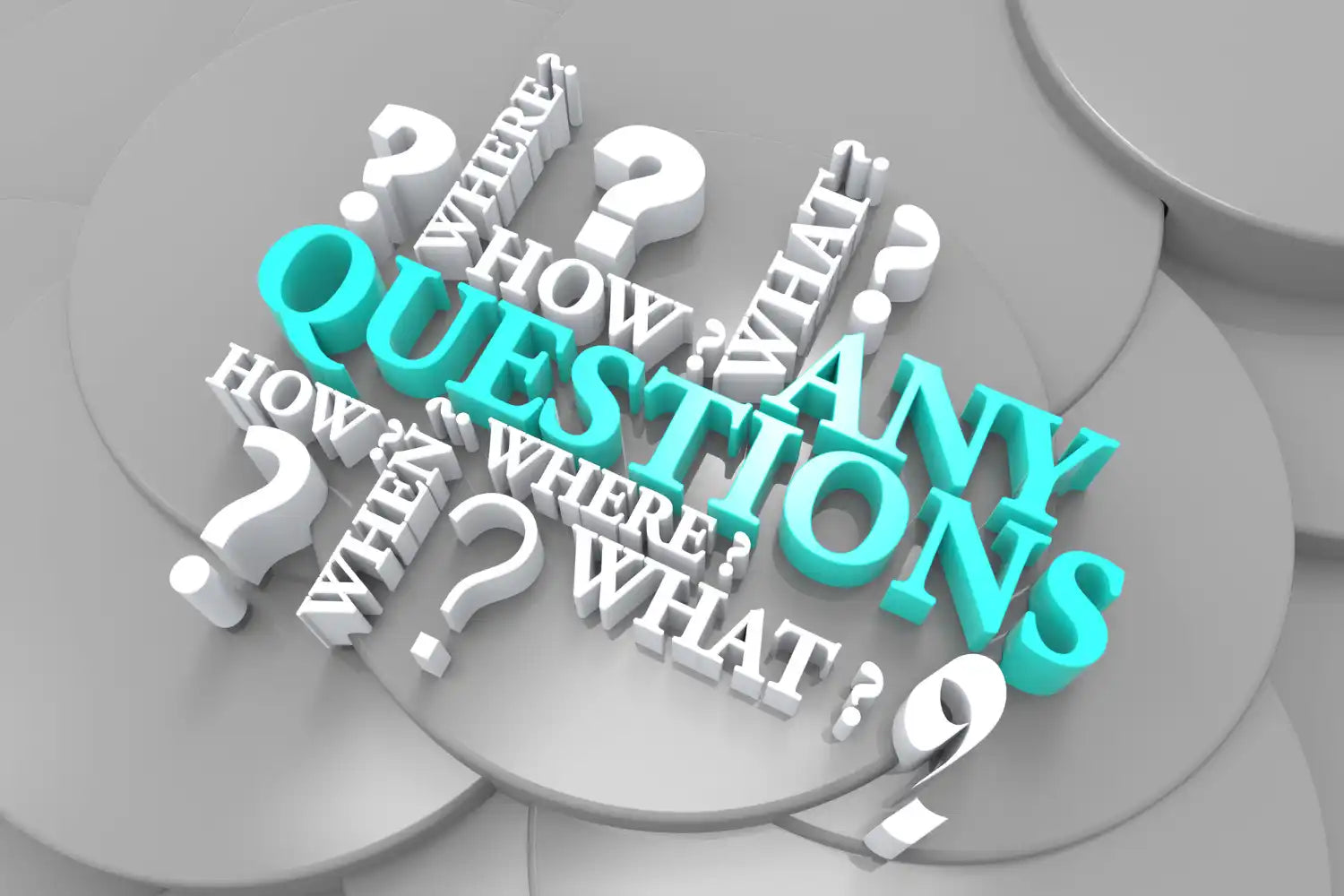 Questions graphic.