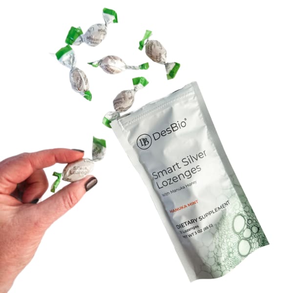 Smart Silver Honey Manuka Lozenges 21 ct by DesBio - Beauty & Health - Health Care - Health Food - vitamins & supplements
