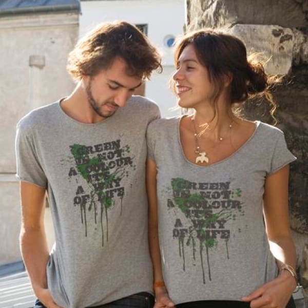 Green Ts - Green is not a color its a way of life (Grey) / Small / Men - Accessories